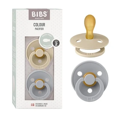 Afbeelding van Bibs Vanilla/Cloud 6 18 mnd 2 Stuks Symmetrische Fopspeen 2221420