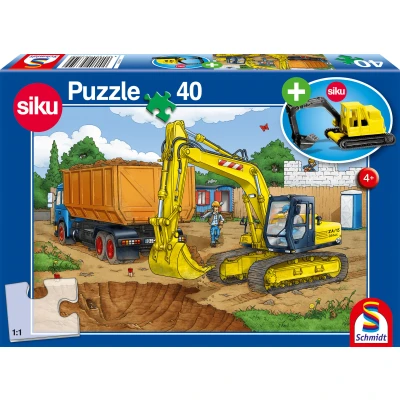 Afbeelding van Schmidt Puzzel Graafmachine 40 stukjes