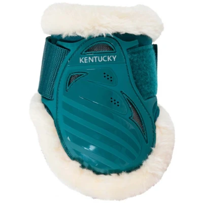 Afbeelding van Kentucky Strijklappen Young Horse Vegan Sheepskin Emerald XS