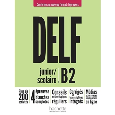 Afbeelding van DELF junior/scolaire Nouveau format d&#039;épreuves (B2): Livre B2 + audios tel : Vol. 2