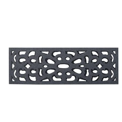 Afbeelding van Nicoman Smalle stap Mat Barrière Deurmat Milieuvriendelijk Schraap en Absorberende Drainage Outdoor 75x25cm (30 &quot;x 10&quot;)