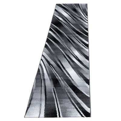 Afbeelding van Moderne loper Jena Zwart 9210 80x300cm Adana Carpets