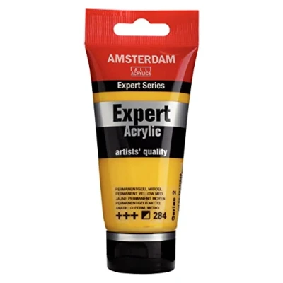 Afbeelding van Acrylverf Expert # 284 Permanentgeel middel Amsterdam 75ml