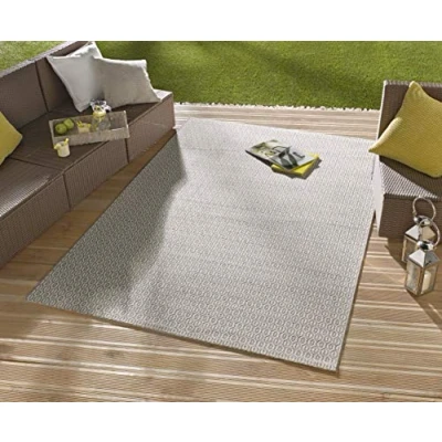 Afbeelding van Binnen &amp; Buiten Vloerkleed Coin Grijs 80x150 Cm