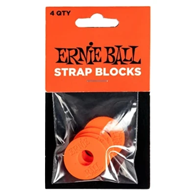 Afbeelding van Ernie Ball 5620 Strap Blocks rood (4 stuks)