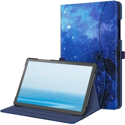 Afbeelding van Fintie Hoesje voor Samsung Galaxy Tab A9 Plus 11 Inch 2023, Multi Angle Folio Beschermhoes Documentcompartiment en Auto Sleep/Wake functie Tablet A9+ SM X210/X216/X218, Sterrenhemel