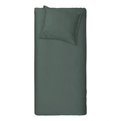 Afbeelding van Dekbedovertrek Cinderella Uni Green Satijn 140 x 200 / 220 cm 1 Persoons