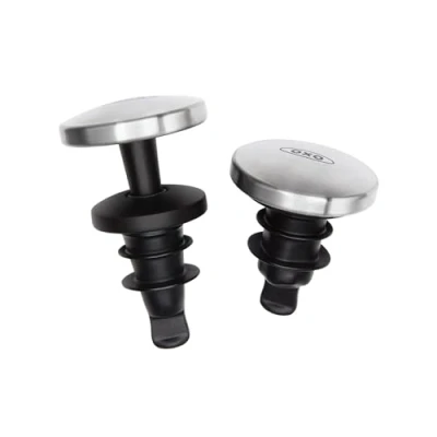 Afbeelding van Oxo Good Grips Wijnflesstop SteeL set 2 stuks