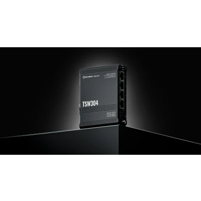 Afbeelding van Teltonika TSW304 Gigabit Ethernet (10/100/1000) Power over (PoE) Zwart