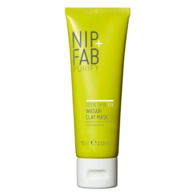 Afbeelding van Nip+Fab TEEN SKIN FIX Wasabi CLAY MASK 75ML Masker, Maat: 75 ml,