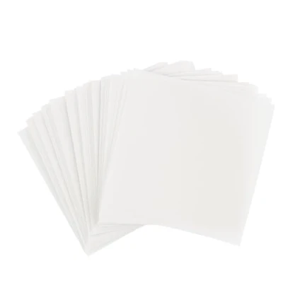 Afbeelding van Ideen mit Herz transparant papier, 100 vellen, vierkant, premium kwaliteit, 110 g/m², ideaal vouwpapier om sterren te knutselen, knutselpapier, wit, 15 x cm