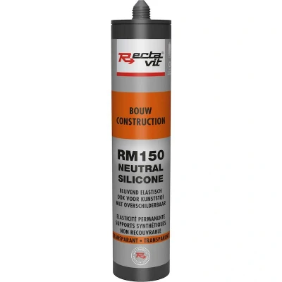 Afbeelding van Rectavit RM150 Bouw Neutral Silicone Transparant 310ml
