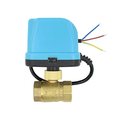Afbeelding van Gemotoriseerde klep DC 12V 24V Elektrisch Bediende Afsluiter kogelkraan motorkogelkraan 1/2 3/4 1 1/4 inch (DC12V, inch)
