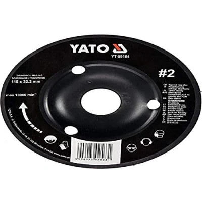Afbeelding van Yato Professionele raspschijf voor haakse slijper, keuze uit 115 mm 125 slijpschijf houtschijf Flex houtkunst (115 nr. 1)