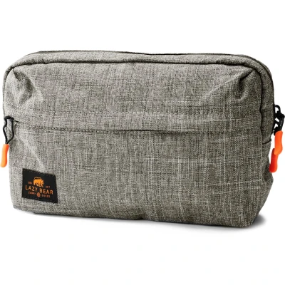 Afbeelding van Lazy Bear Lawson grijze opvouwbare heuptas van gerecycled PET plastic voor heren