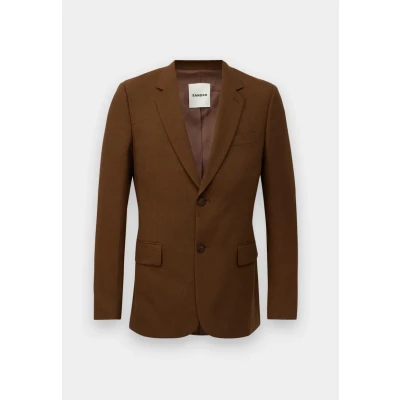 Afbeelding van sandro Legacy Blazer, Heren, Maat: 50, Tabac