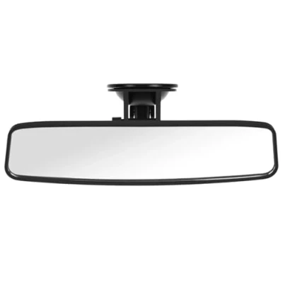 Afbeelding van QWORK® 245 x 70 mm Universele Auto Binnen spiegel met zuignap, 360 rotatie, achteruitkijkspiegel voor auto&#039;s, SUV&#039;s, CRV&#039;s, bestelwagens, vrachtwagens