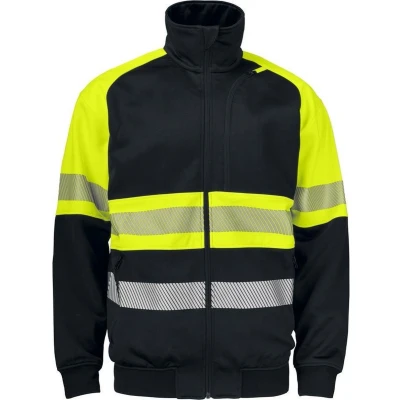 Afbeelding van ProJob 6120 SIGNALISATIE SWEATER EN ISO 20471 KLASSE 1 646120 Geel/Zwart L