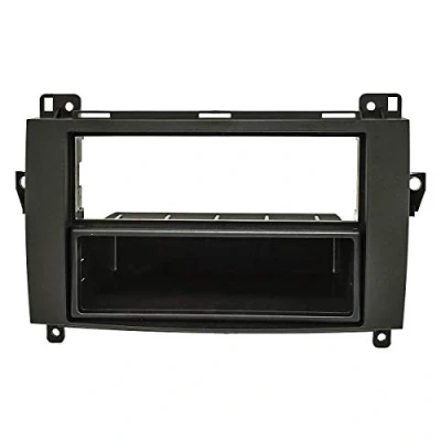 Afbeelding van tomzz Audio 2434 016 Radio installatie frame geschikt voor Mercedes a (w169), b (w245), Sprinter (w906), vw Crafter, zwart