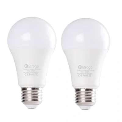 Afbeelding van Etrogo LED Gloeilamp Twilight Sensor Licht automatisch op/Licht uit 10W Base E27 Equivalent aan 100W energiebesparing (Koelwitte 6000 Kelvin)
