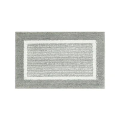 Afbeelding van andiamo Maui Badmat, antislip, zacht en wollig, douchemat voor badkamer, wasbaar, 40 x 60 cm, grijs