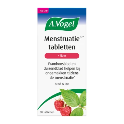 Afbeelding van A Vogel Menstruatietabletten 30 tabletten