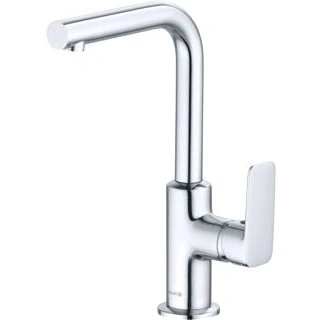 Afbeelding van Kludi pureenstyle wastafelmengkraan met waste 220 chroom 400250575
