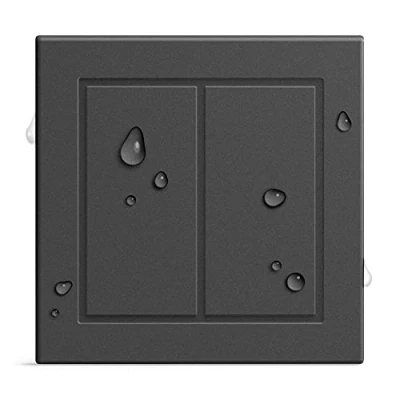 Afbeelding van GIRA + Senic Friends of Hue Outdoor Smart Switch Draadloze Homekit Lichtschakelaar &amp; Dimmer Zwart