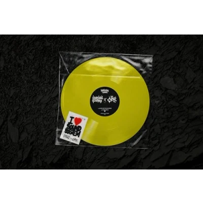 Afbeelding van O.B.F X Iration Steppas Love Sound System / Caution (12&quot; Vinyl Single) (Coloured Vinyl)