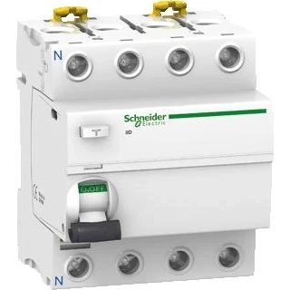 Afbeelding van Schneider electric iid aardlekschakelaar 4 polig 63a 30ma a a9r01463