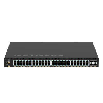 Afbeelding van Netgear M4350 48G4XF Managed L3 Gigabit Ethernet (10/100/1000) Power over (PoE) 1U Zwart