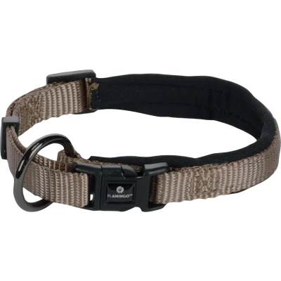 Afbeelding van Halsband Abbi Taupe 25 30 cm