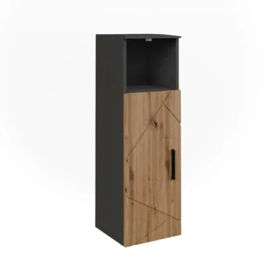 Afbeelding van Vicco IrmaMidikast 30 x 93 cm met 1 deur Antraciet/Artisan