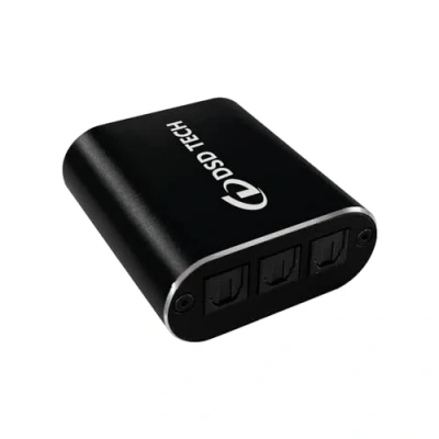 Afbeelding van DSD TECH SH AC01A 2 IN 3 OUT optische audio splitter ondersteuning SPDIF coaxiale ingang