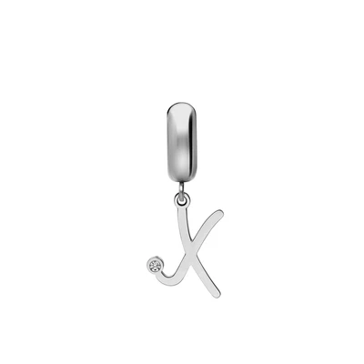 Afbeelding van Lucardi Basic Hanger silvercoloured, Dames, Maat: One Size, Silver/coloured