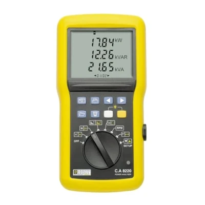 Afbeelding van Chauvin Arnoux C.A 8220 Netwerkanalyser 1 fasig Met logger