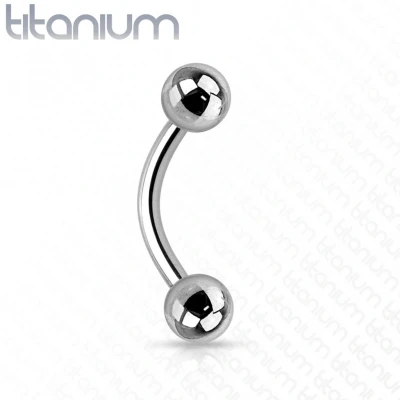 Afbeelding van Piercing titanium rond basis 1.2x8