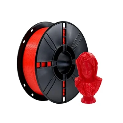 Afbeelding van iBOSS PLA Plus (PLA+) 3D Filament 1.75mm, Printer Plus, Dimensionale Nauwkeurigheid +/ 0.02 mm, 1 kg Coil (2.2 LBS) Printing voor Printer,Rood