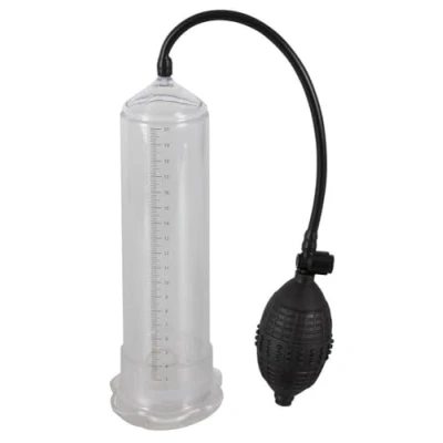 Afbeelding van You2Toys Mister Boner Penispomp met Stimulatie Noppen en Lengte Indicatie Transparant