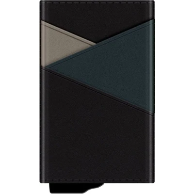 Afbeelding van Valenta Plus Wallet 2 in 1 Snap Leren Kaarthouder 12 Pasjes Zwart