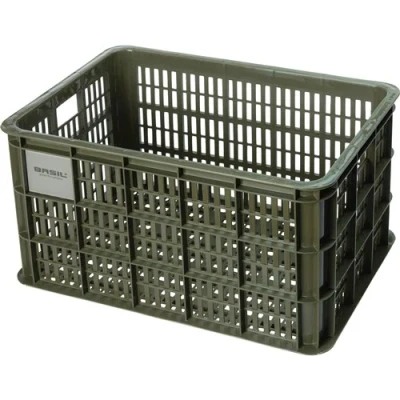 Afbeelding van Basil fietskrat 40 liter legergroen 21096
