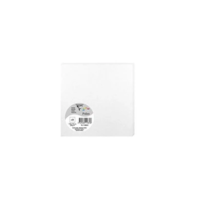 Afbeelding van Clairefontaine 11885C 25 Pollen kaarten, 13,5 x cm, 210 g, wit glinsterend