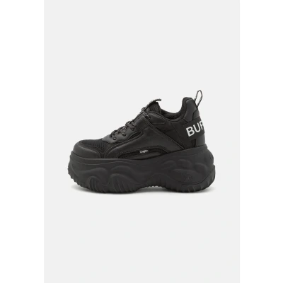 Afbeelding van Buffalo Blader Matcha Sneakers laag, Dames, Maat: 38, Black Imitatieleer/ textiel