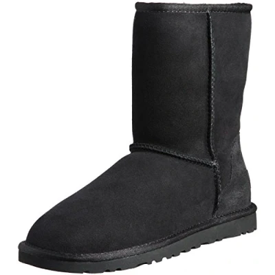 Afbeelding van UGG suede enkelboots zwart