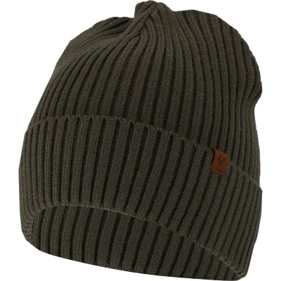 Afbeelding van Sarlini Muts &amp; Sjaal heren Ribbed Effen One Size Khaki