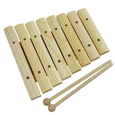 Afbeelding van A Star houten 8 noot xylofoon sopraan diatonisch met twee kloppers C6 tot C7