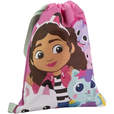 Afbeelding van Rugtas met Koordjes Gabby&#039;s Dollhouse Roze 27 x 33 1 cm