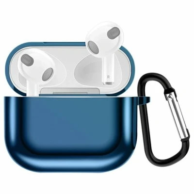 Afbeelding van AirPods 3 hoesje TPU Electroplating series Blauw Optimale bescherming voor jouw