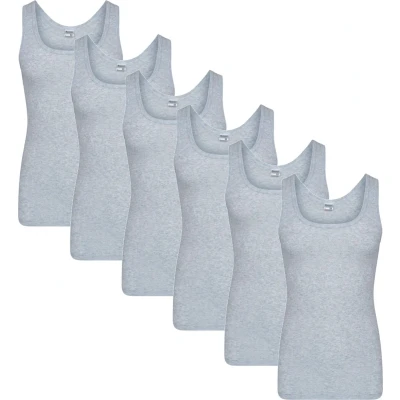 Afbeelding van Beeren heren hemd 6 pack MAAT XL grijs mêlee