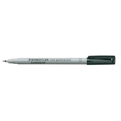 Afbeelding van Viltstift Staedtler Lumocolor 311 non permanent S zwart